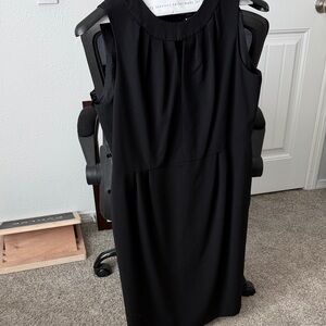 Tahari ASL Black Midi Dress